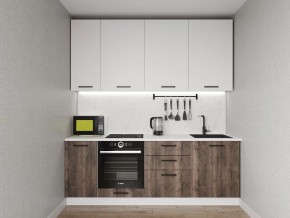 Кухонный гарнитур Старое Дерево 2200 h950 (Стол. 26мм) в Менделеевске - mendeleevsk.mebel24.online | фото