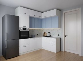 Кухонный гарнитур угловой Капри 2200*1700 (Стол. 38мм) в Менделеевске - mendeleevsk.mebel24.online | фото