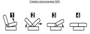ЛАУРА ЛЮКС Диван Лаура Люкс БД+2подушки в Менделеевске - mendeleevsk.mebel24.online | фото 7