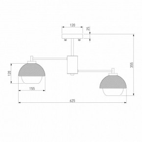 Люстра на штанге Eurosvet Nocciola 70106/6 черный в Менделеевске - mendeleevsk.mebel24.online | фото 5