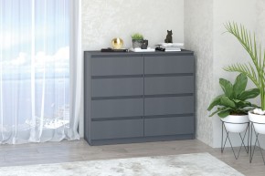 МС "Хилтон" Комод №3 1200 (8 ящ.) графит в Менделеевске - mendeleevsk.mebel24.online | фото