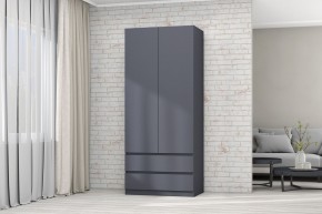 МС "Хилтон" Шкаф №3 900 (Графит) в Менделеевске - mendeleevsk.mebel24.online | фото