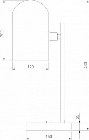 Настольная лампа декоративная Eurosvet Bambola 01164/1 латунь в Менделеевске - mendeleevsk.mebel24.online | фото 2