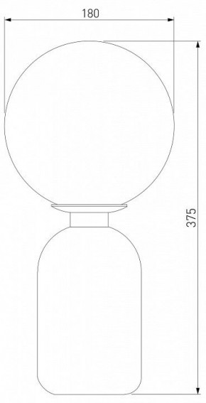 Настольная лампа декоративная Eurosvet Bubble 01197/1 белый в Менделеевске - mendeleevsk.mebel24.online | фото 2