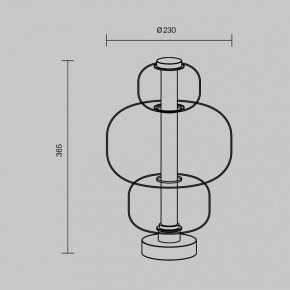 Настольная лампа декоративная Maytoni Atmos MOD364TL-L15W3K в Менделеевске - mendeleevsk.mebel24.online | фото 5