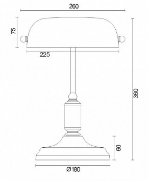 Настольная лампа офисная Maytoni Kiwi Z153-TL-01-BS в Менделеевске - mendeleevsk.mebel24.online | фото 2