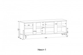 НЕКСТ - 1 Тумба ТВ в Менделеевске - mendeleevsk.mebel24.online | фото 2
