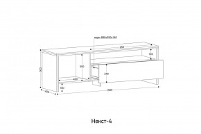 НЕКСТ - 4 Тумба ТВ в Менделеевске - mendeleevsk.mebel24.online | фото 2