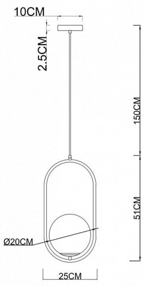 Подвесной светильник Arte Lamp Matisse A7746SP-1AB в Менделеевске - mendeleevsk.mebel24.online | фото 3