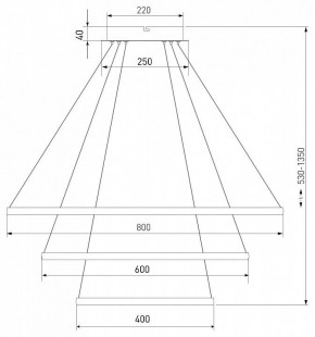 Подвесной светильник Eurosvet Collars 90264/3 белый в Менделеевске - mendeleevsk.mebel24.online | фото 8