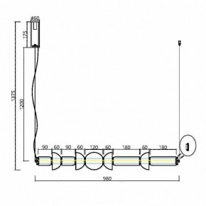 Подвесной светильник Maytoni Cosmo MOD210PL-L39BS3K в Менделеевске - mendeleevsk.mebel24.online | фото 7