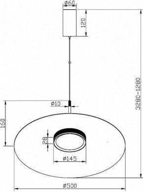 Подвесной светильник Maytoni Halo MOD041PL-L15W3K1 в Менделеевске - mendeleevsk.mebel24.online | фото 4