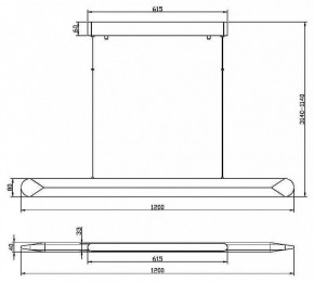 Подвесной светильник Maytoni Motion MOD276PL-L40W3K в Менделеевске - mendeleevsk.mebel24.online | фото 4