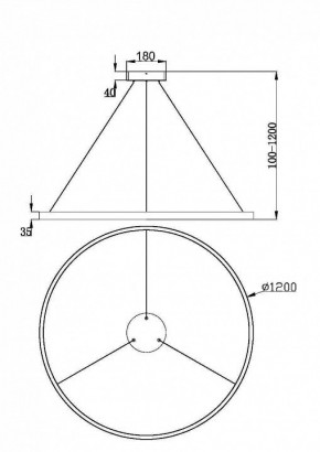 Подвесной светильник Maytoni Rim MOD058PL-L65BK в Менделеевске - mendeleevsk.mebel24.online | фото 5