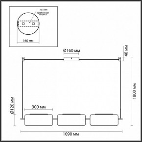 Подвесной светильник Odeon Light Kavia 5003/30L в Менделеевске - mendeleevsk.mebel24.online | фото 4