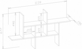 Полка навесная ПК-6 в Менделеевске - mendeleevsk.mebel24.online | фото 4