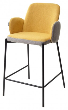 Полубарный стул NYX (H=65cm) VF106 желтый / VF120 серый М-City в Менделеевске - mendeleevsk.mebel24.online | фото 1