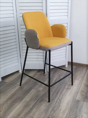 Полубарный стул NYX (H=65cm) VF106 желтый / VF120 серый М-City в Менделеевске - mendeleevsk.mebel24.online | фото 2