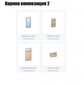 Прихожая Карина (модульная) в Менделеевске - mendeleevsk.mebel24.online | фото 6