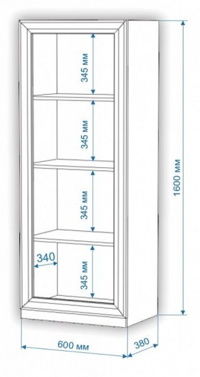 Шкаф для белья Нобиле ВтН-ФГД в Менделеевске - mendeleevsk.mebel24.online | фото 2