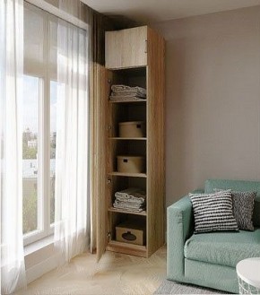 Шкаф для белья Село в Менделеевске - mendeleevsk.mebel24.online | фото 2