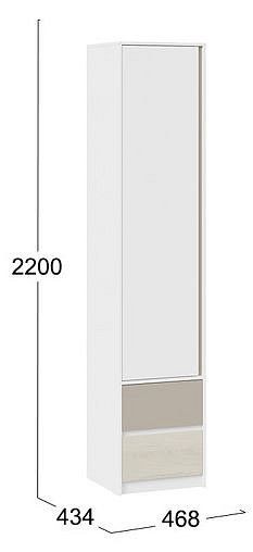 Шкаф для белья Сканди в Менделеевске - mendeleevsk.mebel24.online | фото 4
