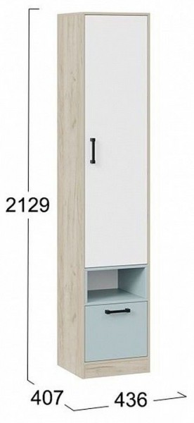 Шкаф комбинированный Оливер 401.002.000 в Менделеевске - mendeleevsk.mebel24.online | фото 3