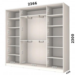 Шкаф-купе ХИТ 23-4-24/2-5555 (420) в Менделеевске - mendeleevsk.mebel24.online | фото 2