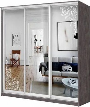 Шкаф-купе ХИТ 24-18-656 ОРНАМЕНТ в Менделеевске - mendeleevsk.mebel24.online | фото