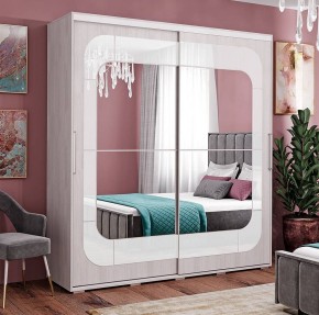 Шкаф-купе Крафт-7 ясень белый в Менделеевске - mendeleevsk.mebel24.online | фото
