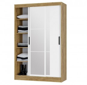 Шкаф-купе Тайм ШКК-03 (крафт/белый) в Менделеевске - mendeleevsk.mebel24.online | фото 3