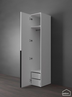 Шкаф Linnea MHR-1-3 2050х400х510 (Белый-М 11.1.1) в Менделеевске - mendeleevsk.mebel24.online | фото 5