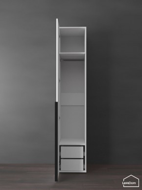 Шкаф Linnea MHR-1-3 2050х400х510 (Белый-М 11.1.1) в Менделеевске - mendeleevsk.mebel24.online | фото 6