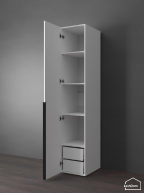 Шкаф Linnea MHR-1-4 2050х400х510 (Белый-М 11.1.1) в Менделеевске - mendeleevsk.mebel24.online | фото 5