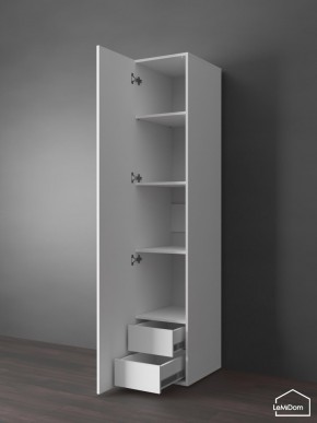Шкаф Linnea MHR-1PO-4 2050х400х510 (Белый-М 11.1.2) в Менделеевске - mendeleevsk.mebel24.online | фото 4