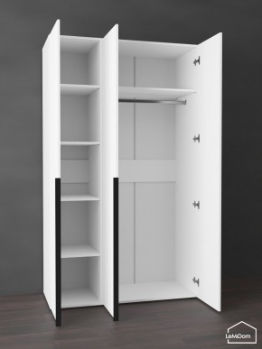 Шкаф Linnea MHR-3-1 2050х1200х510 (Белый-М 11.1.2) в Менделеевске - mendeleevsk.mebel24.online | фото 4