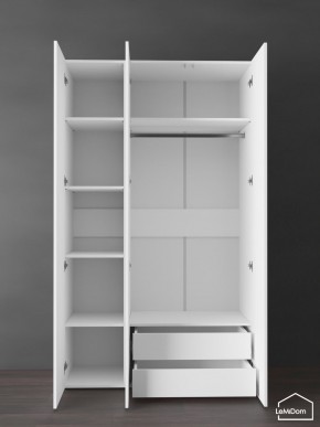 Шкаф Linnea MHR-3PO-2 2050х1200х510 (Белый-М 11.1.2) в Менделеевске - mendeleevsk.mebel24.online | фото 5