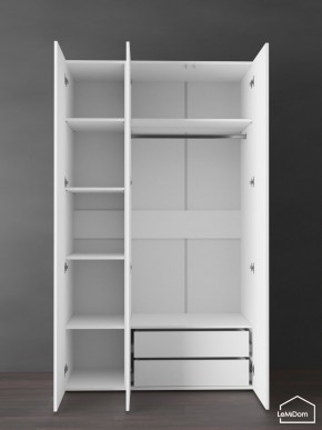 Шкаф Linnea MHR-3PO-2 2050х1200х510 (Белый-М 11.1.2) в Менделеевске - mendeleevsk.mebel24.online | фото 6