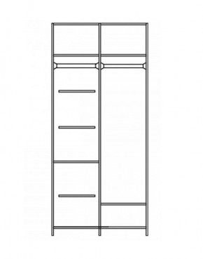 Шкаф Нинель ММ-167-01/03 в Менделеевске - mendeleevsk.mebel24.online | фото 3