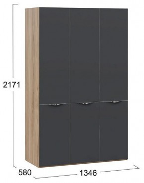 Шкаф платяной Глосс СМ-319.07.431 в Менделеевске - mendeleevsk.mebel24.online | фото 4