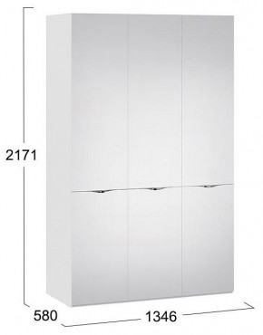 Шкаф платяной Глосс СМ-319.07.433 в Менделеевске - mendeleevsk.mebel24.online | фото 4