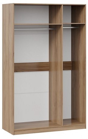 Шкаф платяной Глосс СМ-319.07.433 в Менделеевске - mendeleevsk.mebel24.online | фото 2