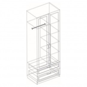 Шкаф "ДА-02" Александрия в Менделеевске - mendeleevsk.mebel24.online | фото 3