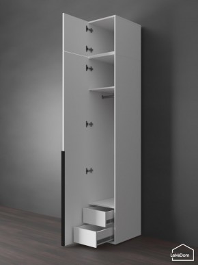 Шкаф с антресолью Linnea MHR-1A-3 2450х400х510 (Белый-М 11.1.2) в Менделеевске - mendeleevsk.mebel24.online | фото 6