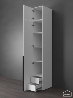 Шкаф с антресолью Linnea MHR-1A-4 2450х400х510 (Белый-М 11.1.1) в Менделеевске - mendeleevsk.mebel24.online | фото 5