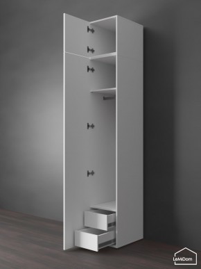 Шкаф с антресолью Linnea MHR-1POA-3 2450х400х510 (Белый-М 11.1.2) в Менделеевске - mendeleevsk.mebel24.online | фото 6