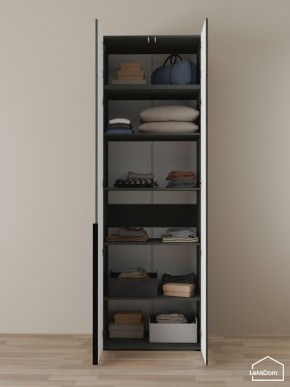 Шкаф с антресолью Linnea MHR-2A-2 2450х800х510 (Графит-М 11.1.25) в Менделеевске - mendeleevsk.mebel24.online | фото 4