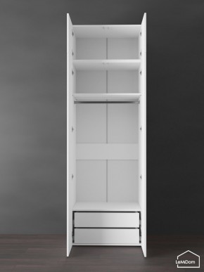 Шкаф с антресолью Linnea MHR-2POA-3 2450х800х510 (Белый-М 11.1.1) в Менделеевске - mendeleevsk.mebel24.online | фото 5