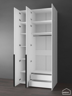 Шкаф с антресолью Linnea MHR-3A-2 2450х1200х510 (Белый-М 11.1.2) в Менделеевске - mendeleevsk.mebel24.online | фото 5