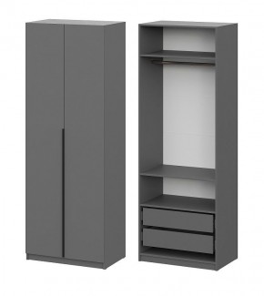 Шкаф ШК-5 + 2 полки + ящики (800) Графит в Менделеевске - mendeleevsk.mebel24.online | фото 1